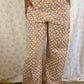 Pantalon Motifs Orange et Marron