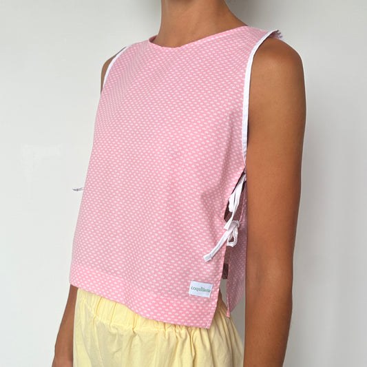 Haut Noeud Coté Rose Motifs