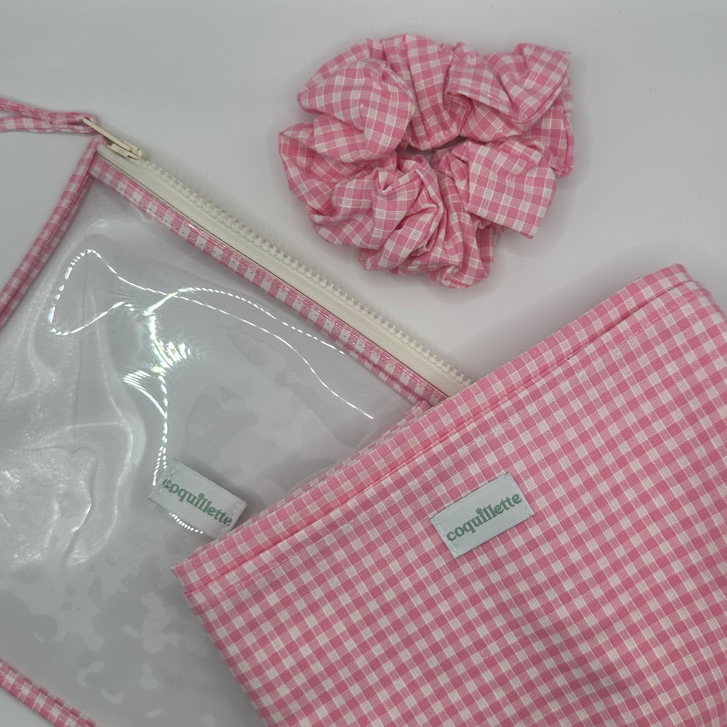 Pack de plage Vichy Rose
