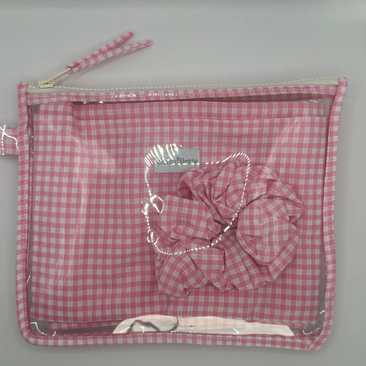 Pack de plage Vichy Rose