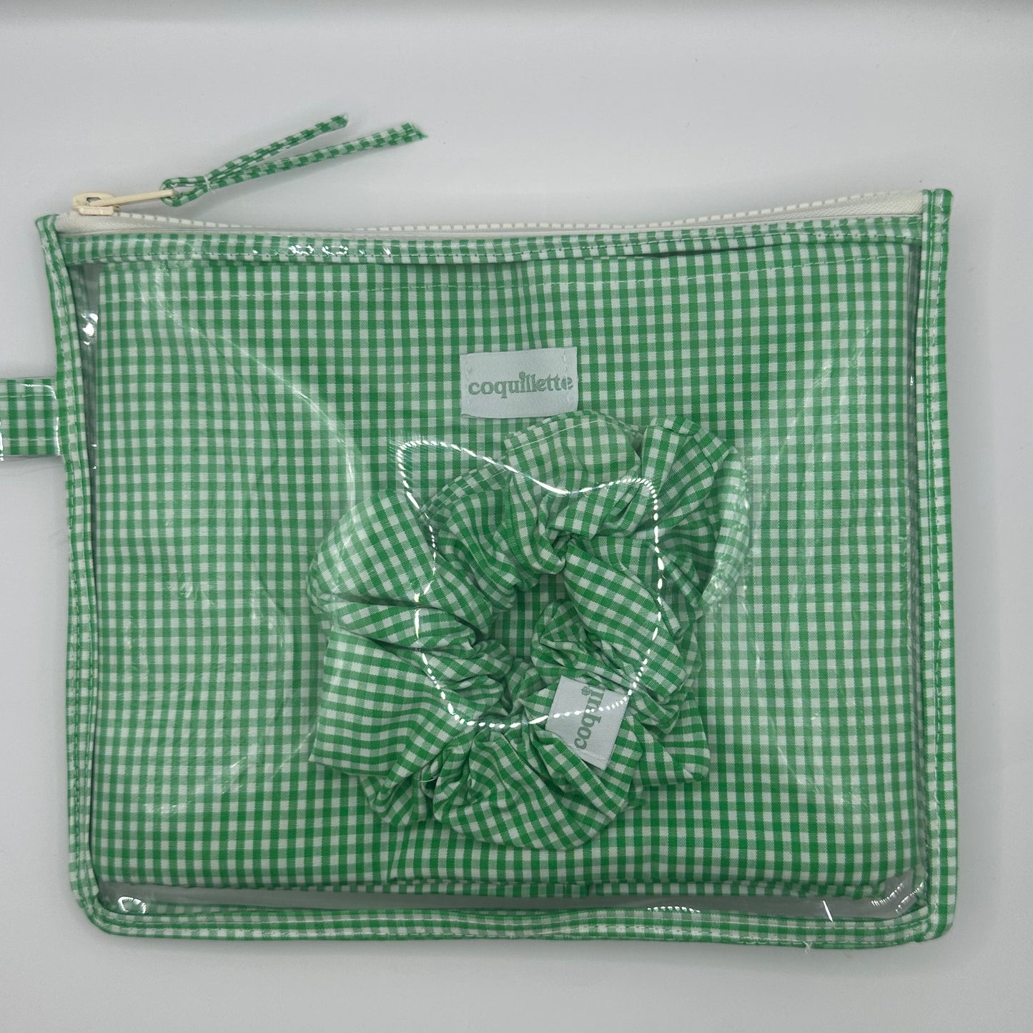 Pack de plage Vichy Vert