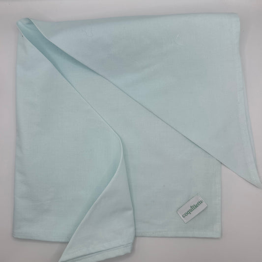 Grand Foulard Uni Bleu Ciel