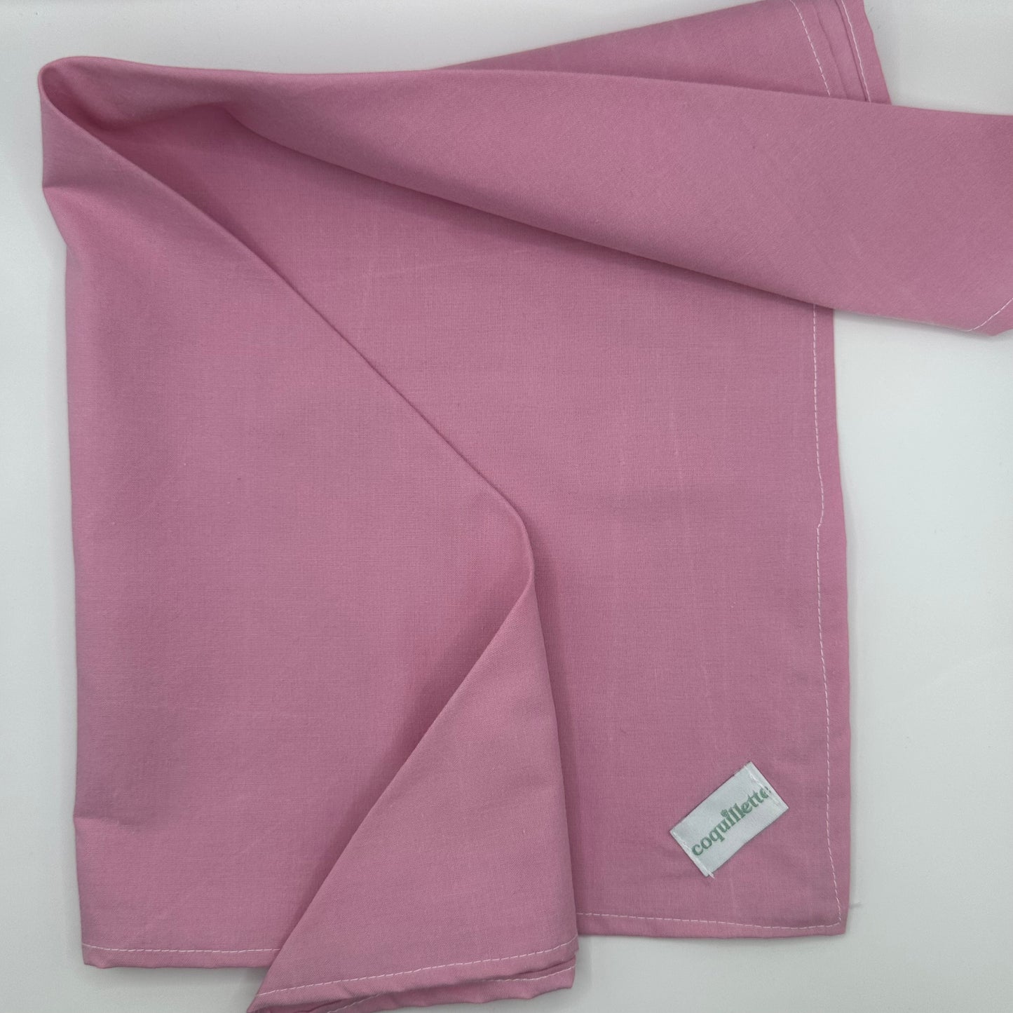Grand Foulard Uni Vieux Rose