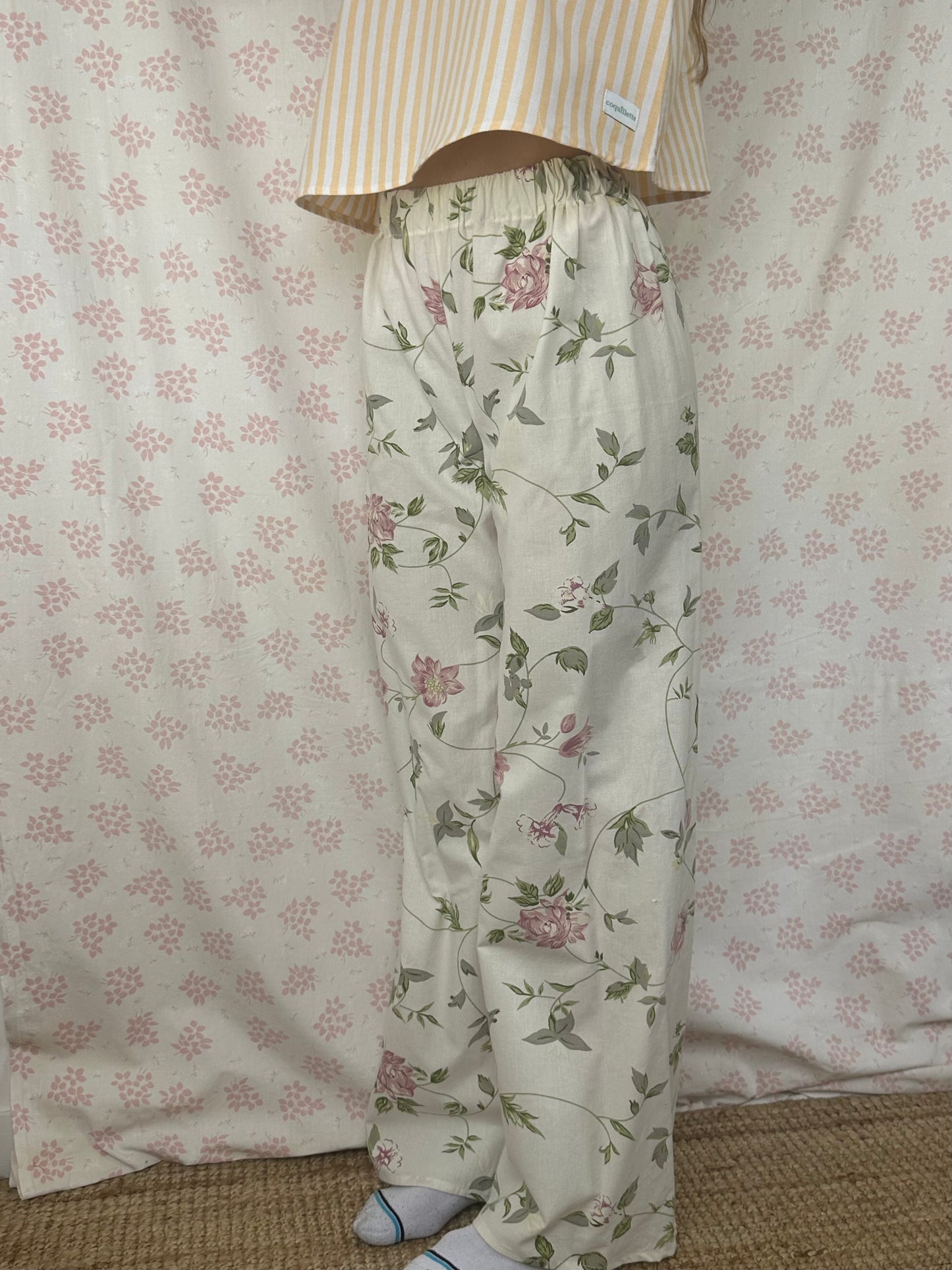Pantalon Fleurs