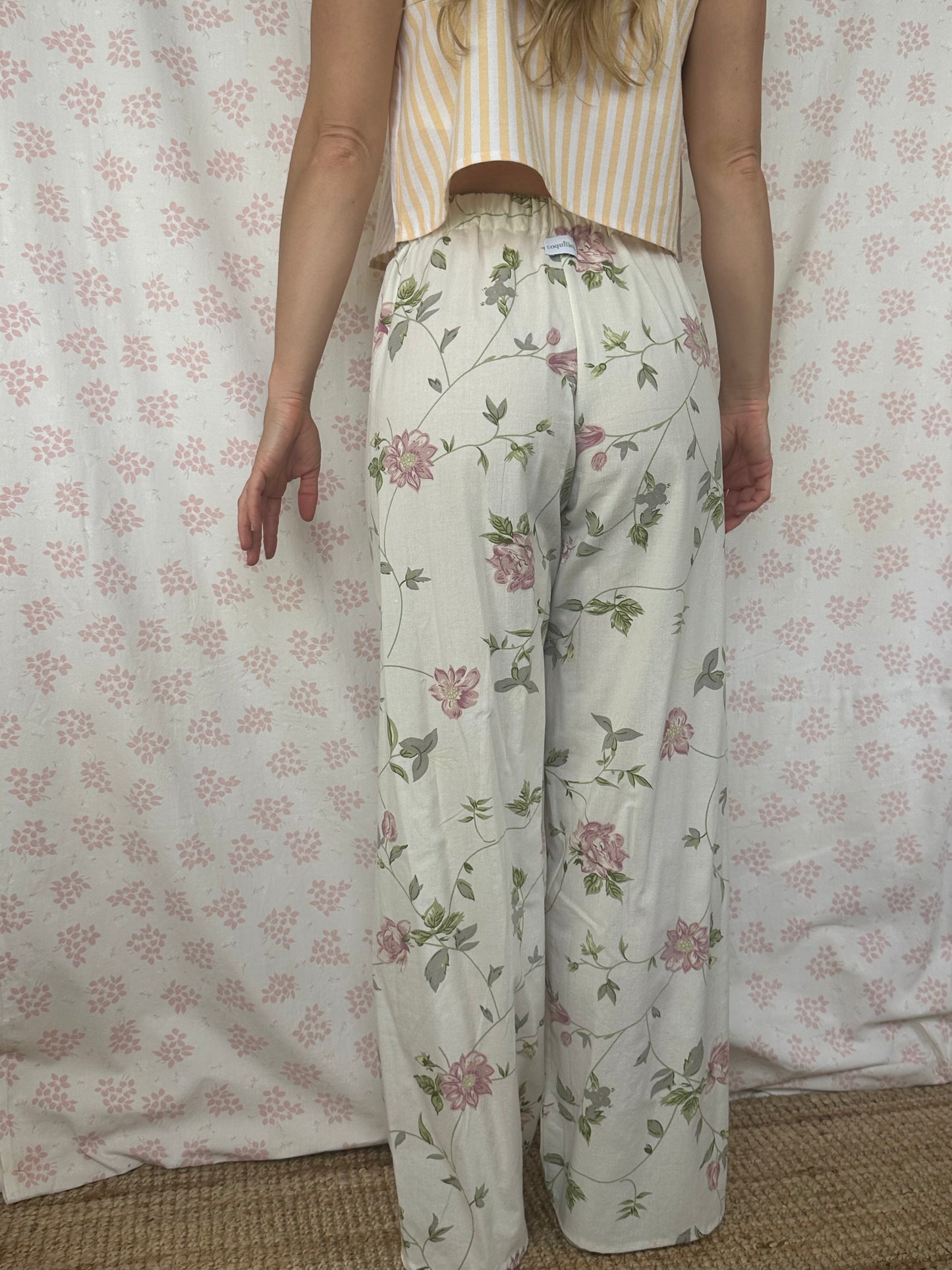 Pantalon Fleurs