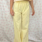 Pantalon Uni Jaune
