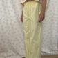 Pantalon Uni Jaune