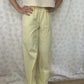 Pantalon Uni Jaune