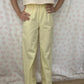 Pantalon Uni Jaune