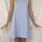 Robe Col Vichy Bleu