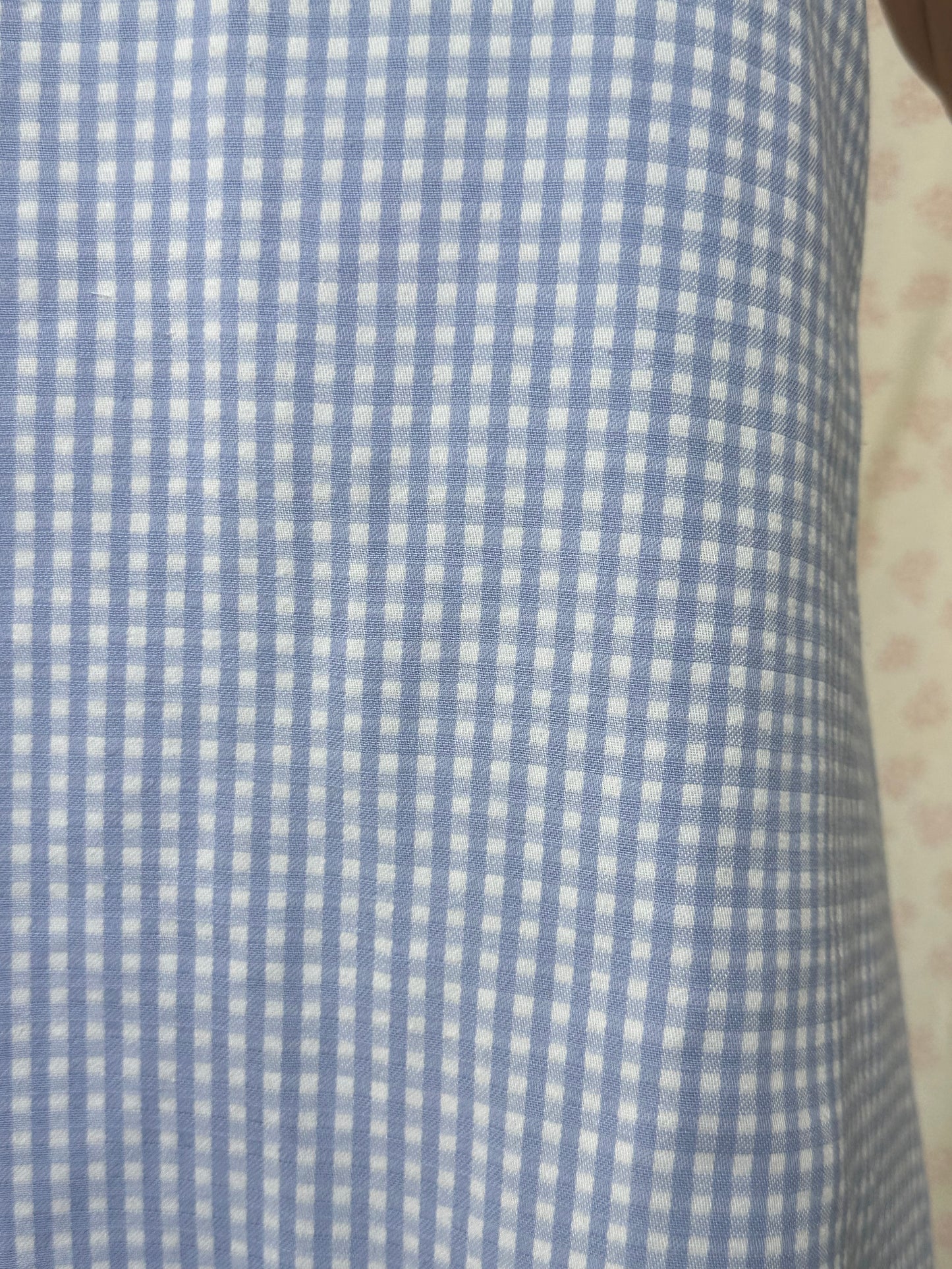 Robe Col Vichy Bleu