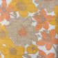 Robe Bretelle Fleurs Jaune Orange