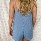 Combishort Vichy Bleu