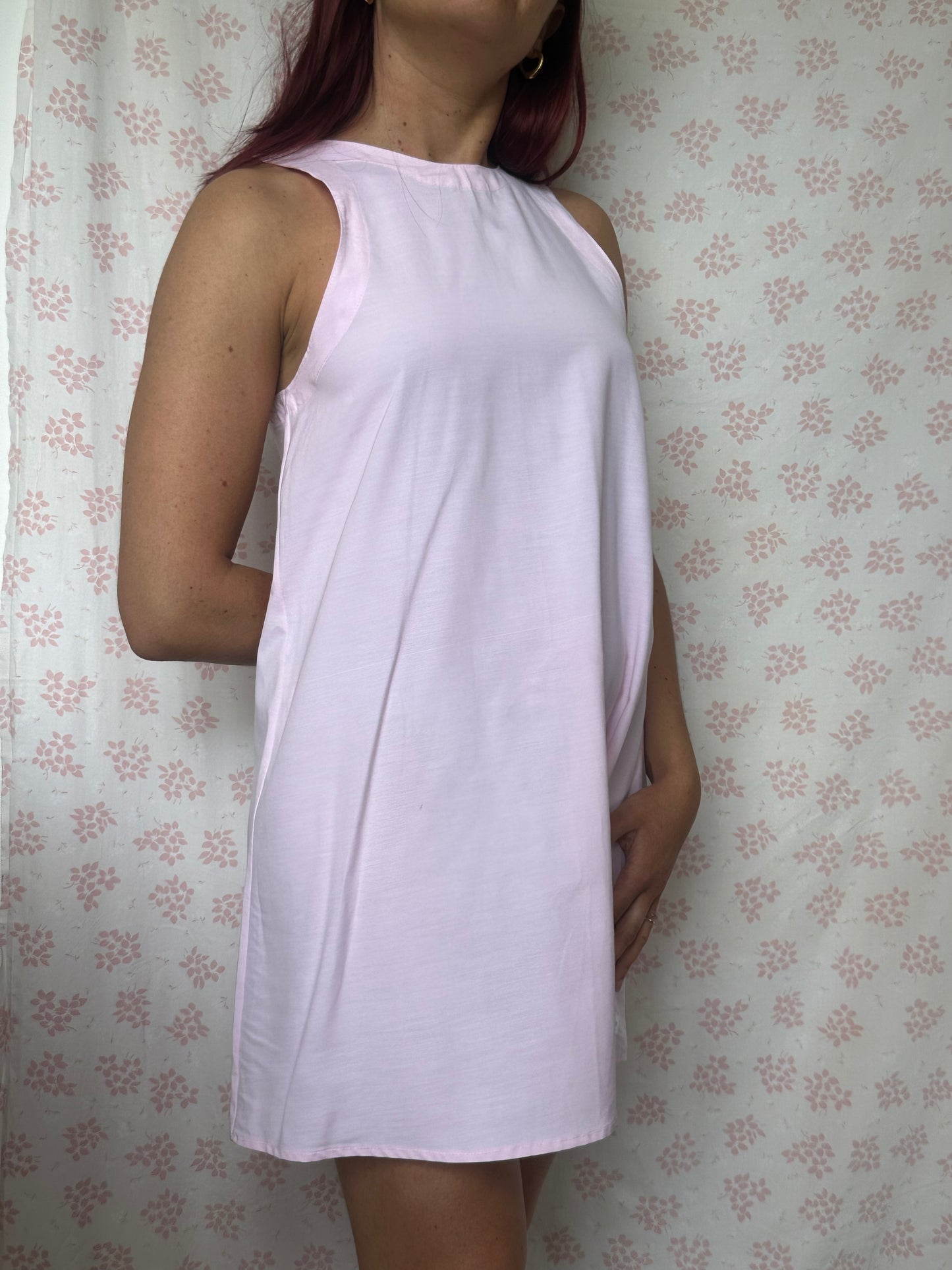 Robe Col Uni Rose