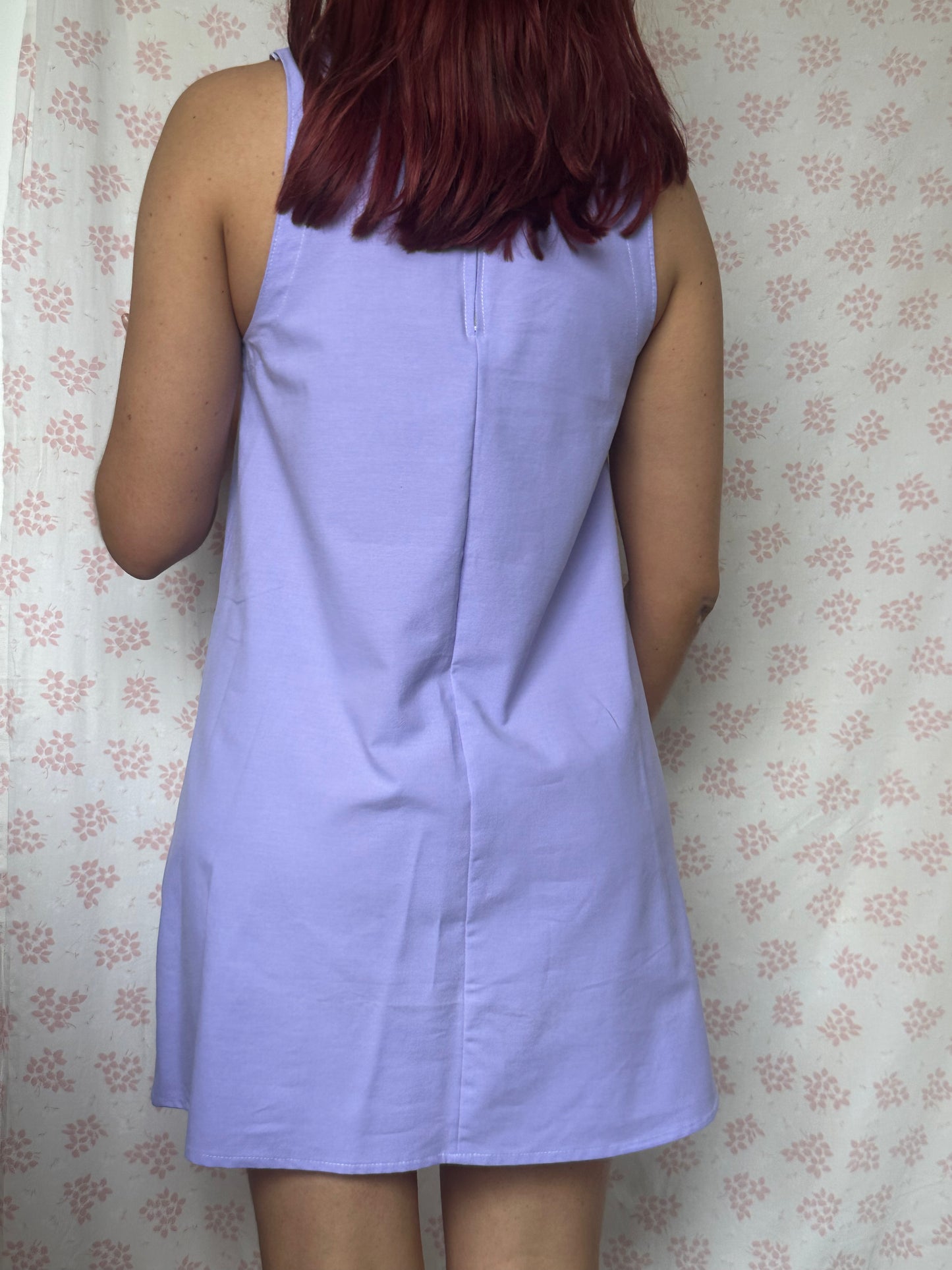 Robe Col Uni Lila