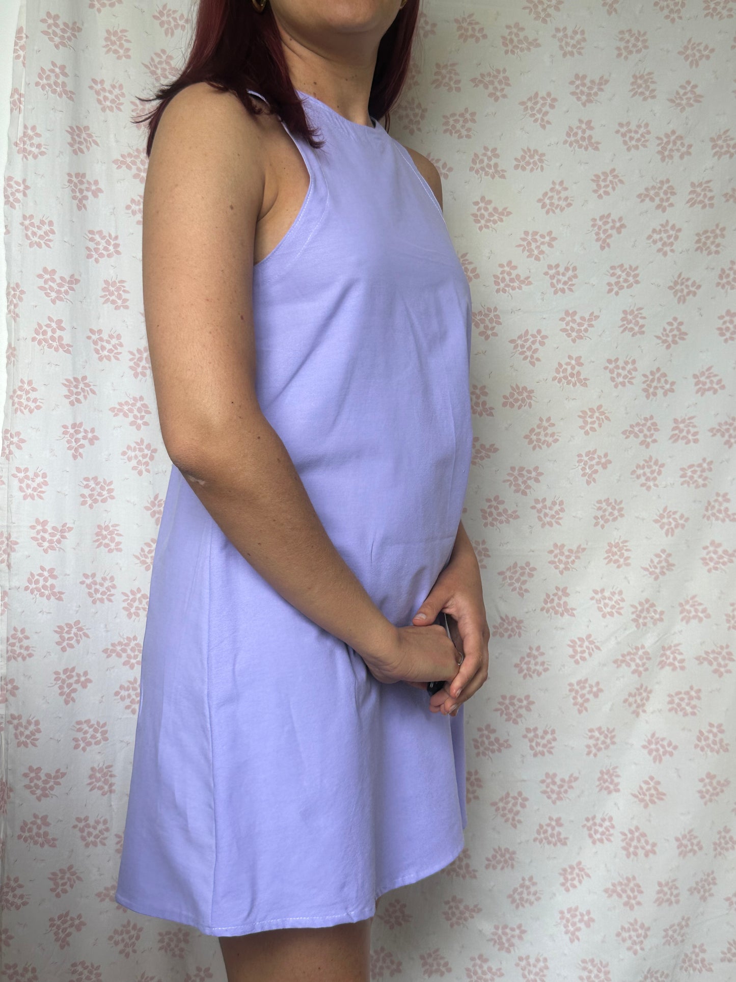 Robe Col Uni Lila