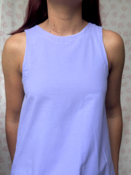 Robe Col Uni Lila