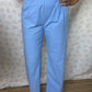 Pantalon Uni Bleu