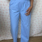Pantalon Uni Bleu