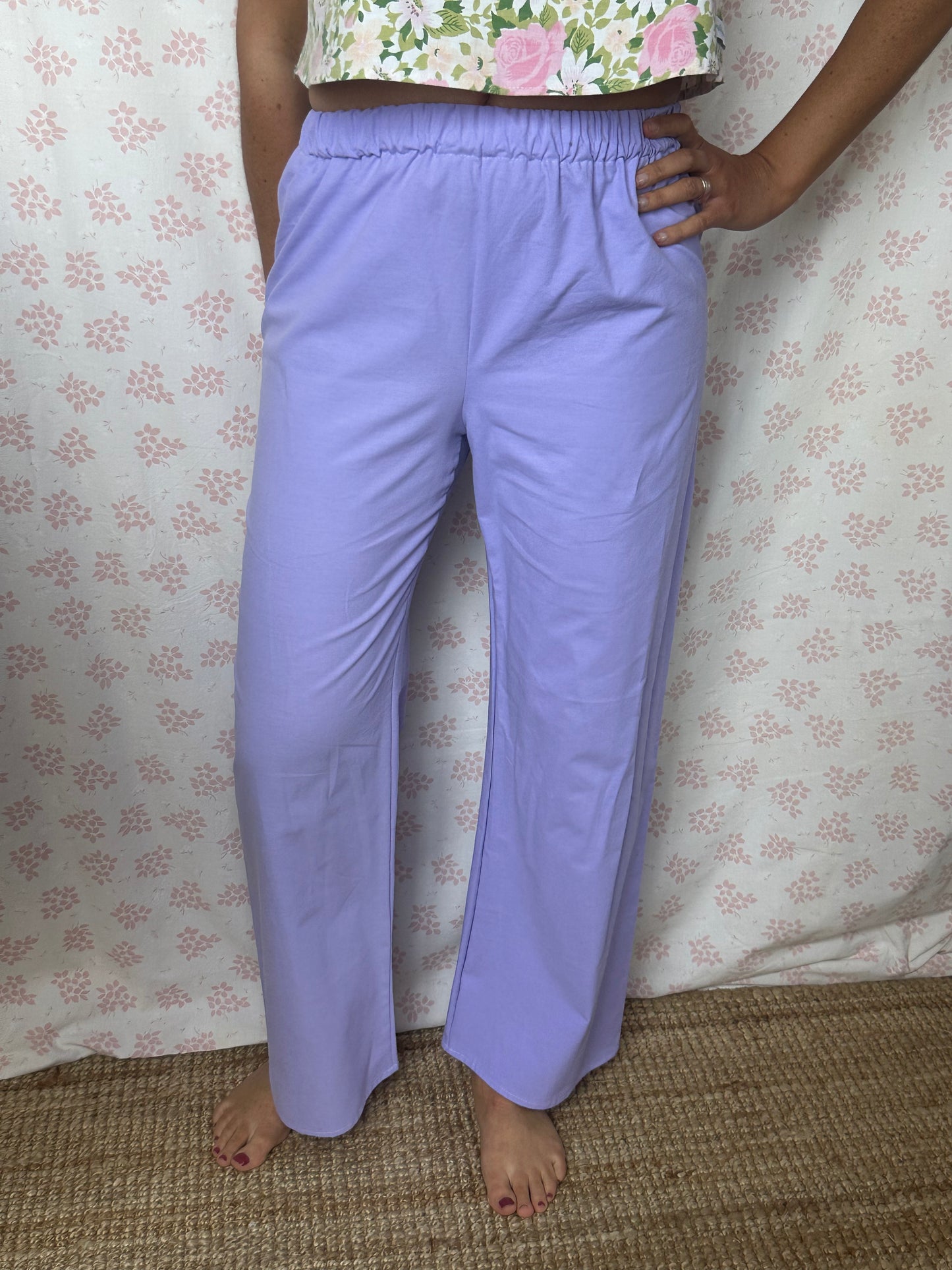 Pantalon Uni Lila