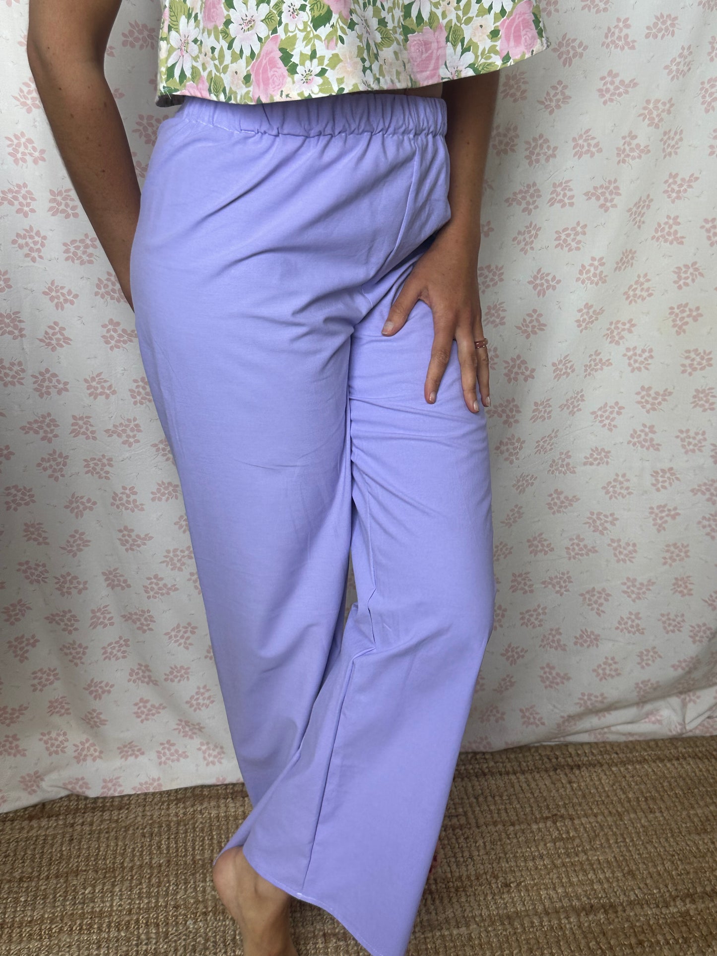 Pantalon Uni Lila