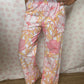 Pantalon Fleurs Rose