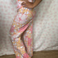 Pantalon Fleurs Rose
