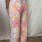 Pantalon Fleurs Rose