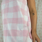 Robe Col Vichy Rose