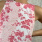 Robe Col Fleurs Rose