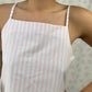 Robe Bretelle Rayé Rose