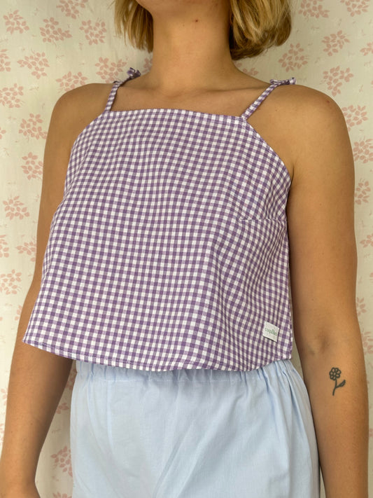 Top Vichy Violet