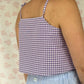 Top Vichy Violet