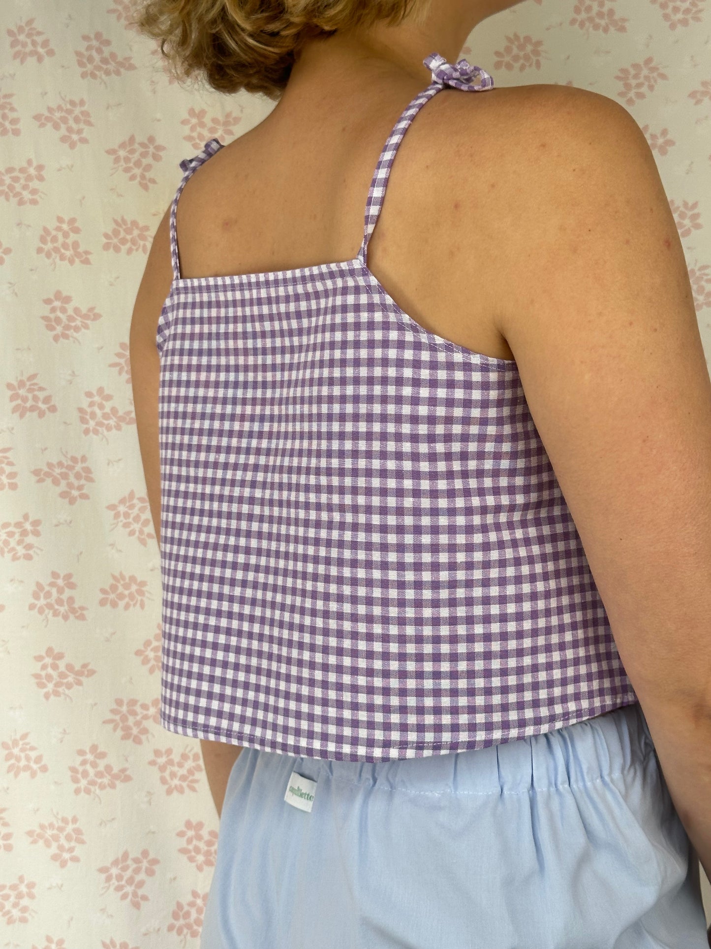 Top Vichy Violet