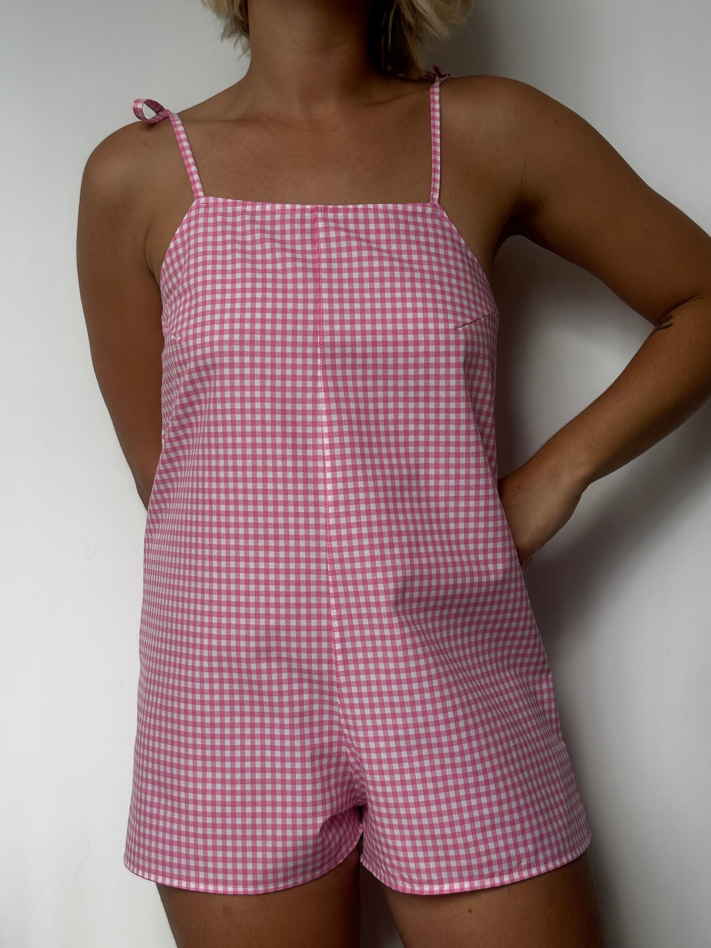 Combishort Vichy Rose