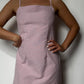 Robe Vichy Vieux Rose
