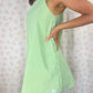 Robe Col Vichy Vert