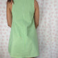 Robe Col Vichy Vert