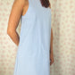 Robe Col Rayé Bleu