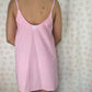 Robe Bretelle Vichy Rose
