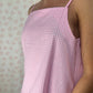 Robe Bretelle Vichy Rose