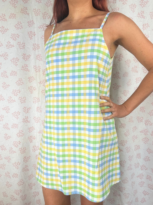 Robe Bretelle Carreaux