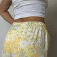 Pantalon Fleurs Jaune
