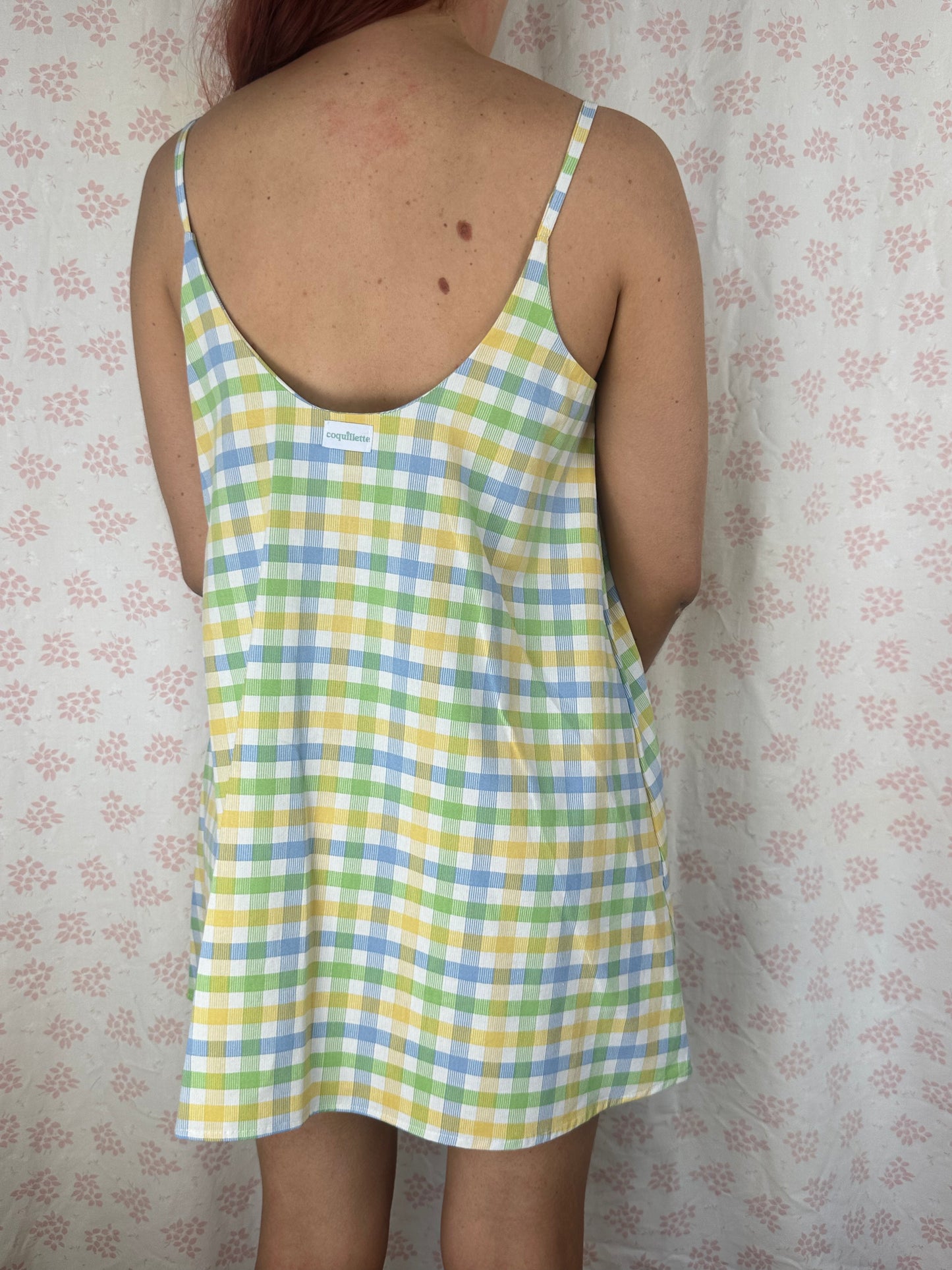 Robe Bretelle Carreaux