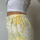 Pantalon Fleurs Jaune