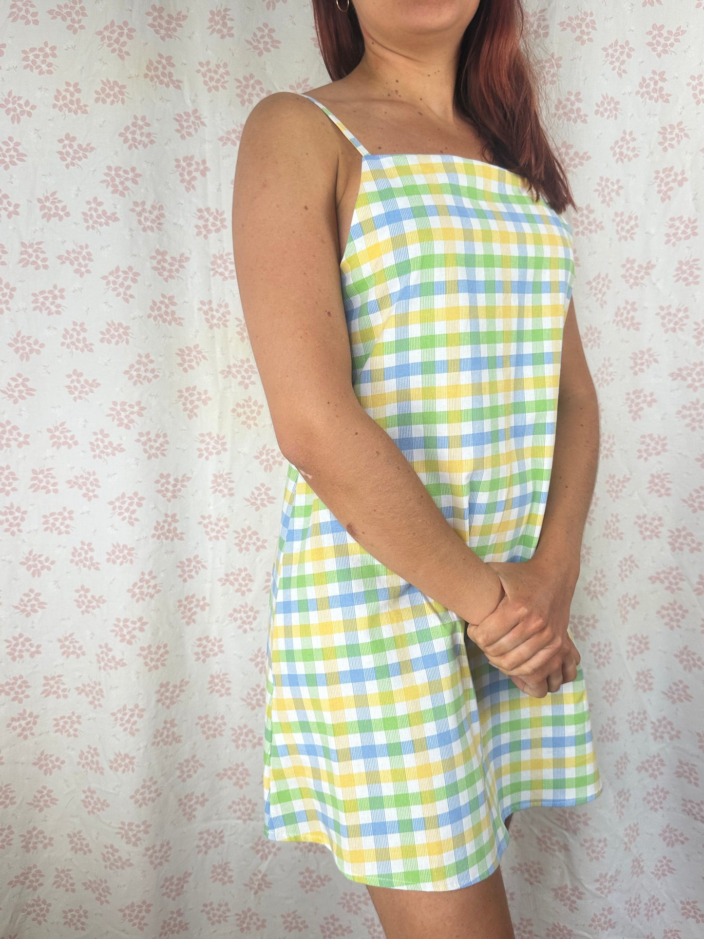 Robe Bretelle Carreaux