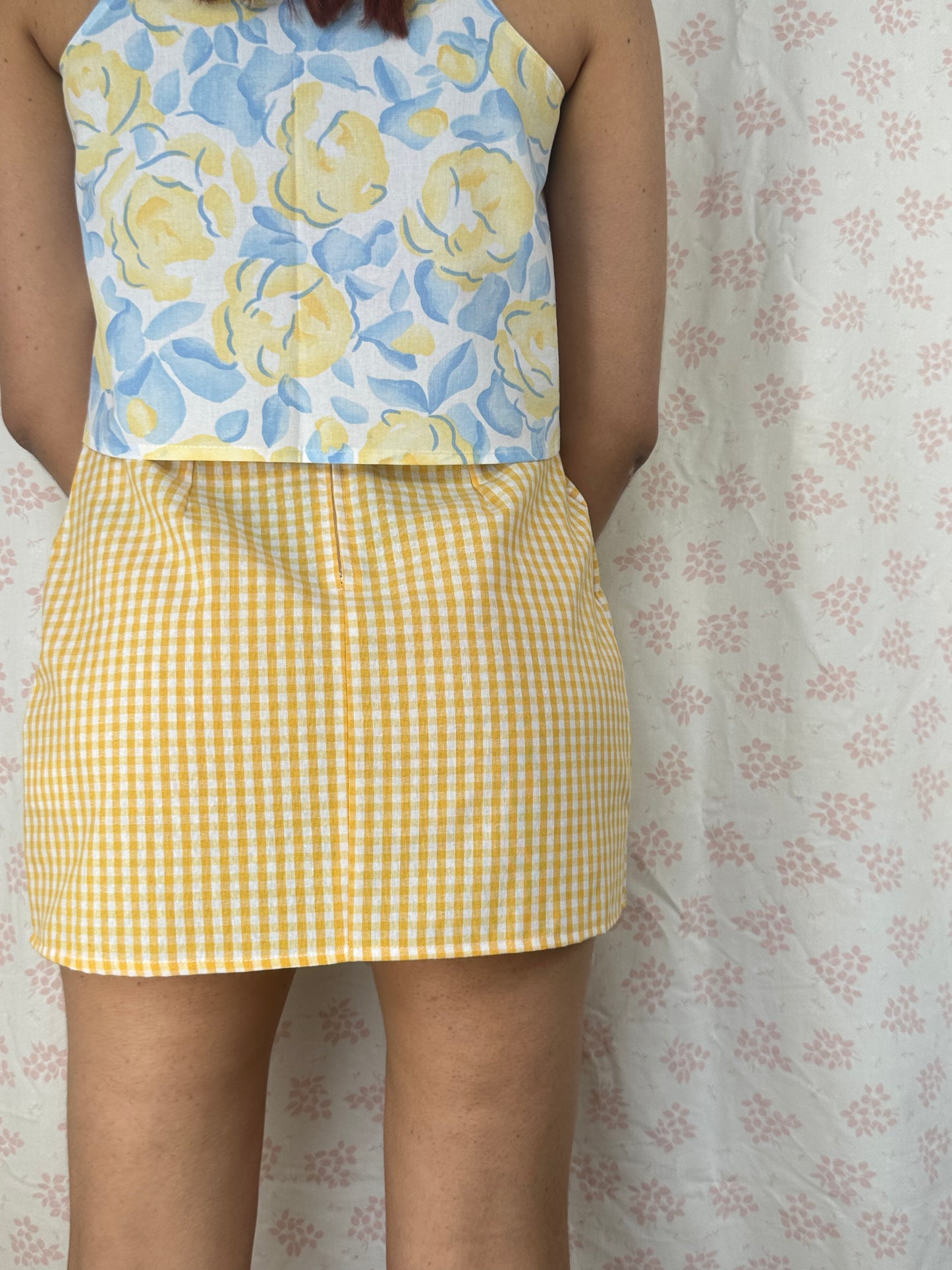 Jupe Vichy Jaune