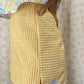 Jupe Vichy Jaune
