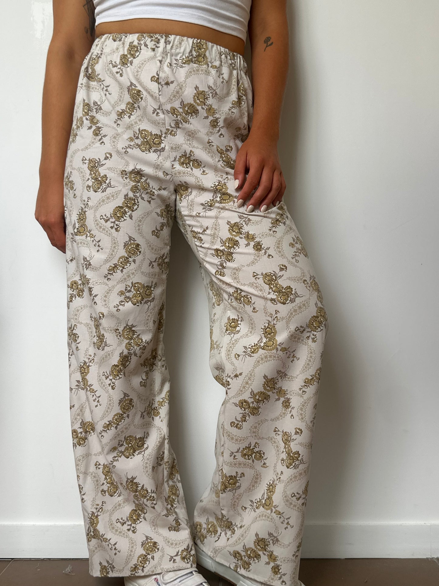 Pantalon Fleurs