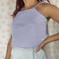 Top Vichy Violet
